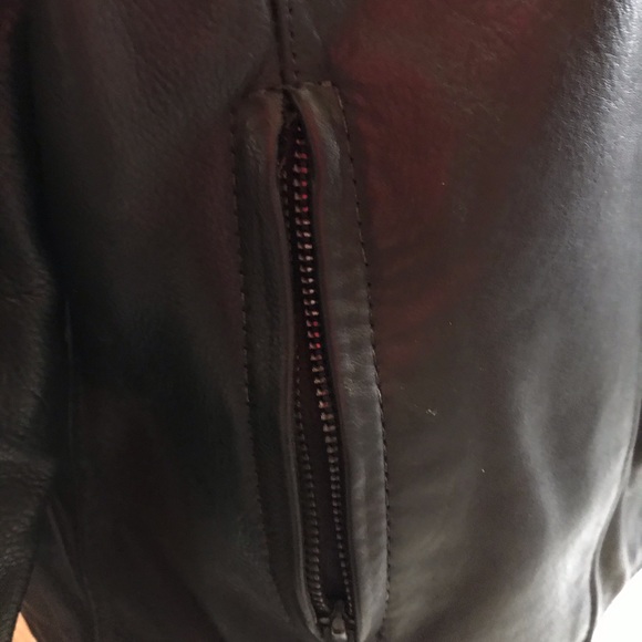 Leather Motorcycle riding jacket - Picture 5 of 7